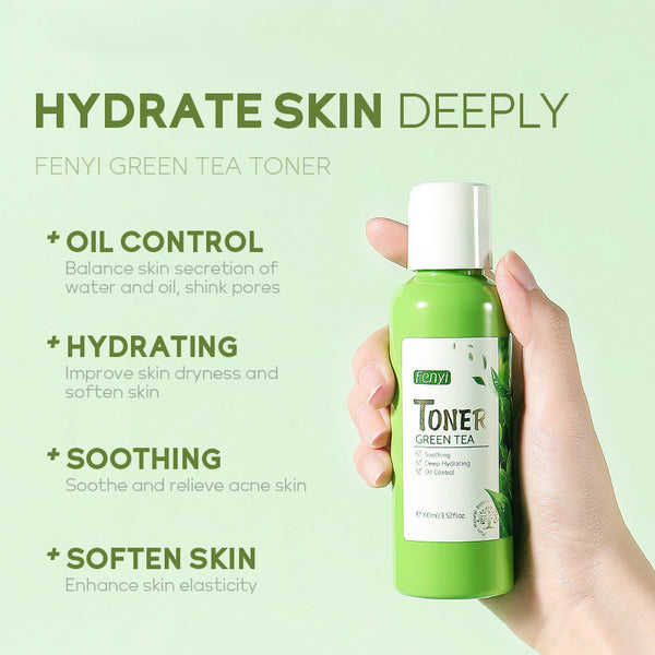Green Tea Toner 100ml Moisturizing Lotion Skin Care Products